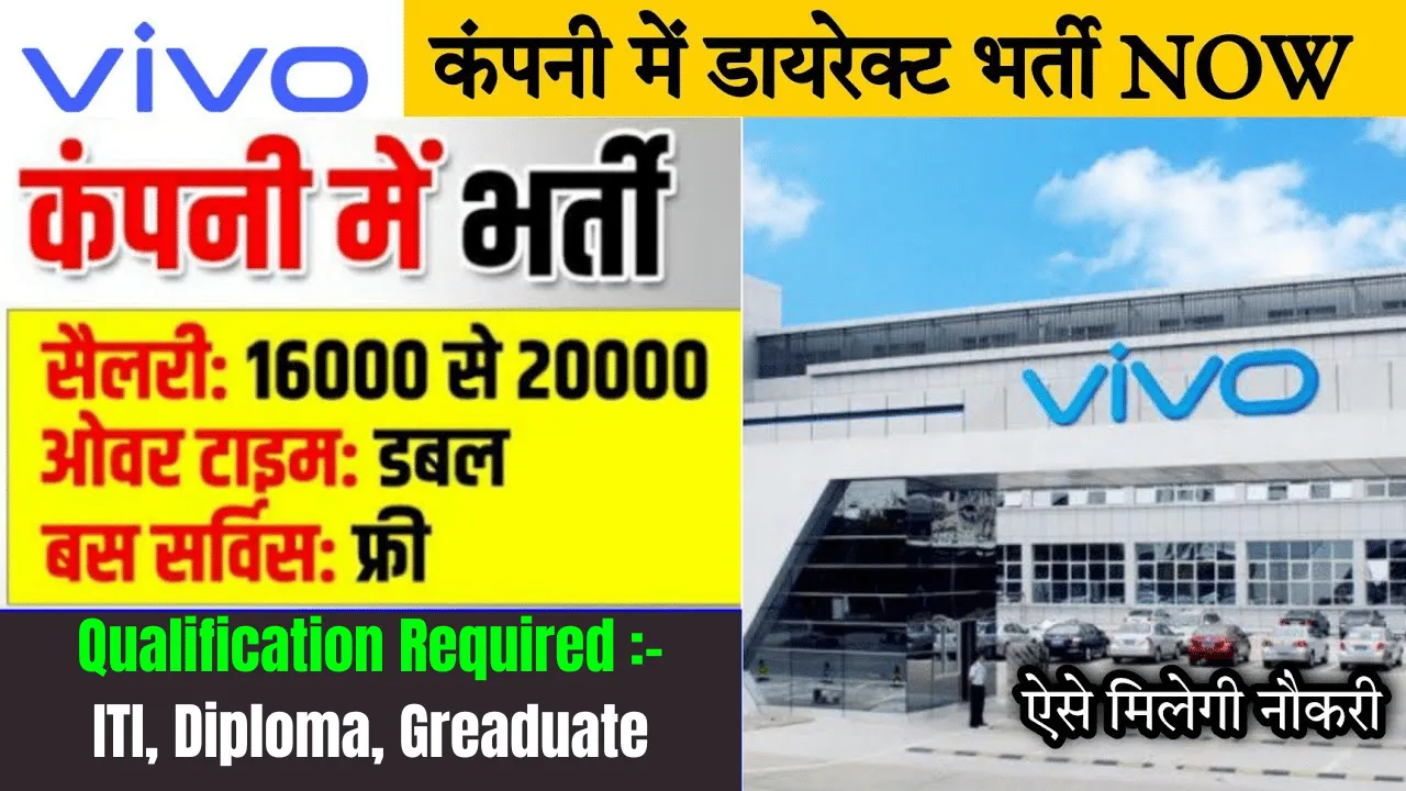 Vivo Company Job Vacancy in Greater Noida