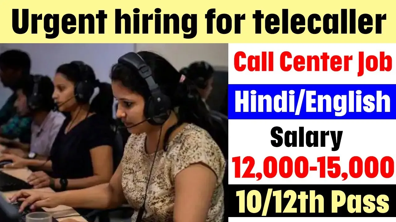 Tele caller Job vacancy in Delhi